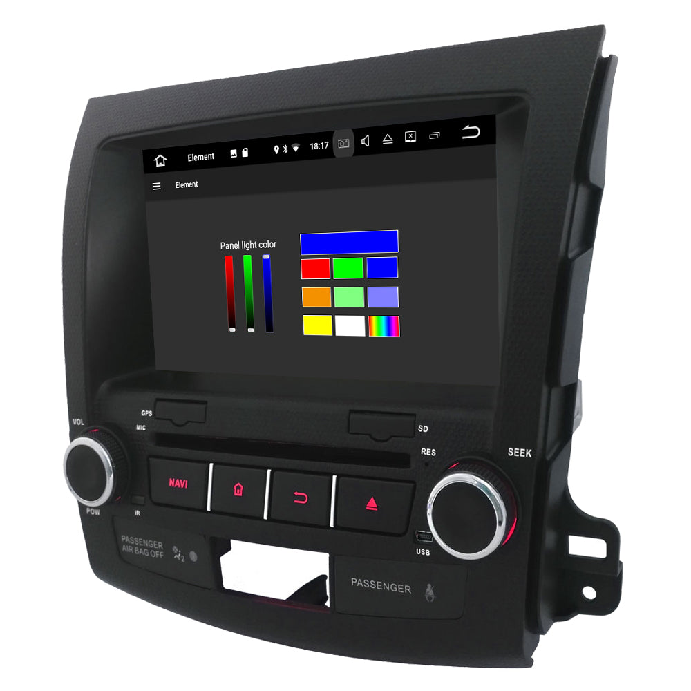 Android Autoradio für Citroen C-Crosser (2007-2012) und Peugeot 4007 (2007-2012) mit Wireless CarPlay & Android Auto