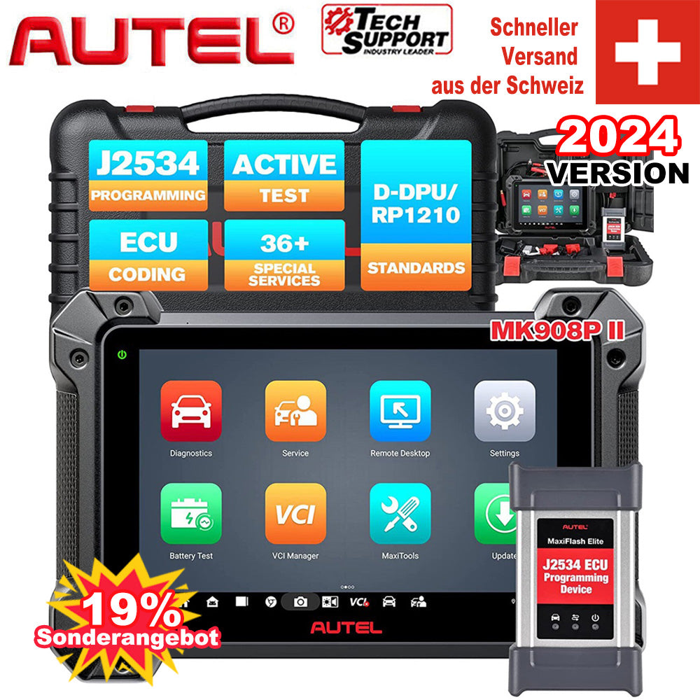 Autel MK908PII OBD2 Diagnosegerät für Fahrzeugsysteme
