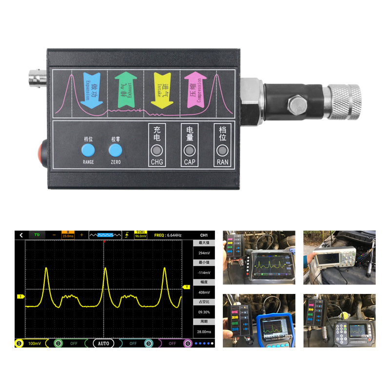 Kfz-Zylinder-Drucktransmitter, professioneller Sensor JH APT-100, geeignet für verschiedene Oszilloskope
