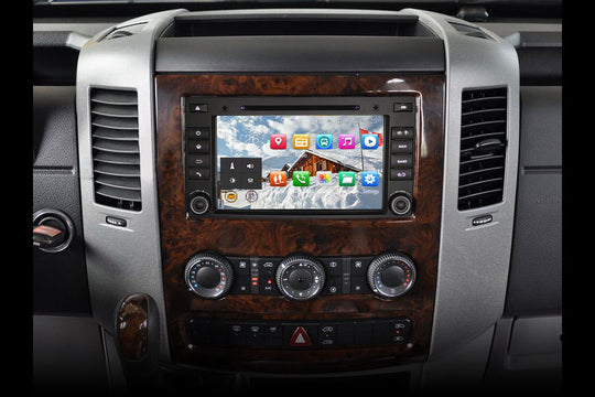 Android Autoradio für Mercedes Benz A-Klasse W169, B-Klasse W245 und Vito 2005-2012 mit Wireless CarPlay, Android Auto & DAB+