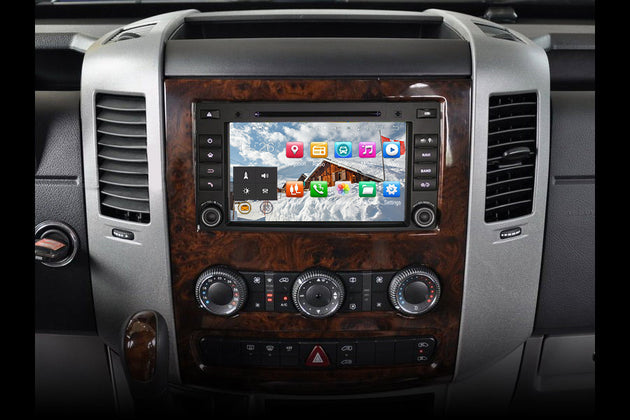 Android Autoradio für Mercedes Benz A-Klasse W169, B-Klasse W245 und Vito 2005-2012 mit Wireless CarPlay, Android Auto & DAB+