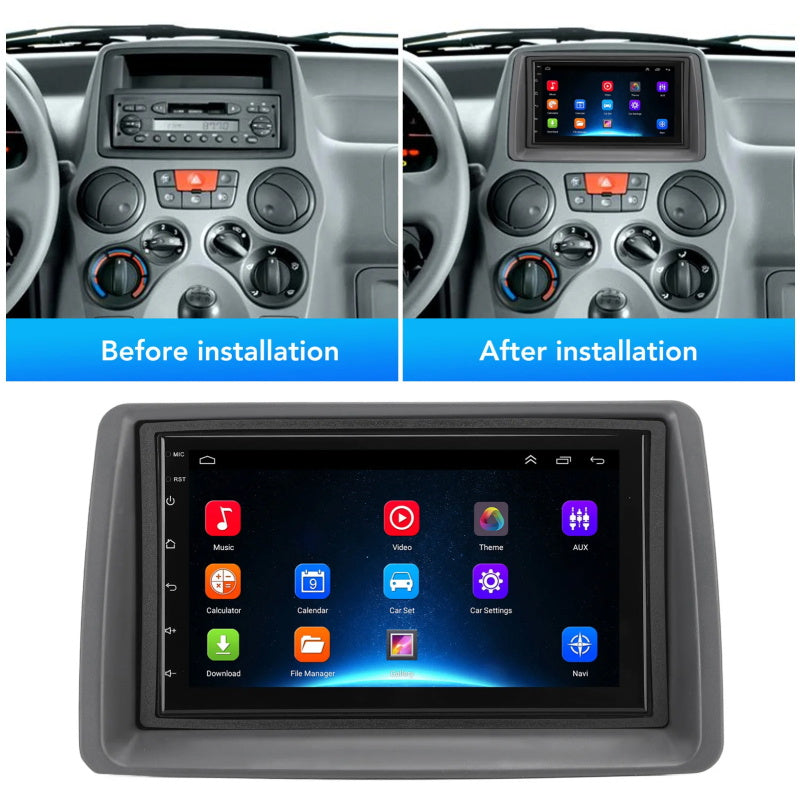 Android Autoradio für Fiat Panda 2003-2012 mit integriertem CarPlay & Android Auto