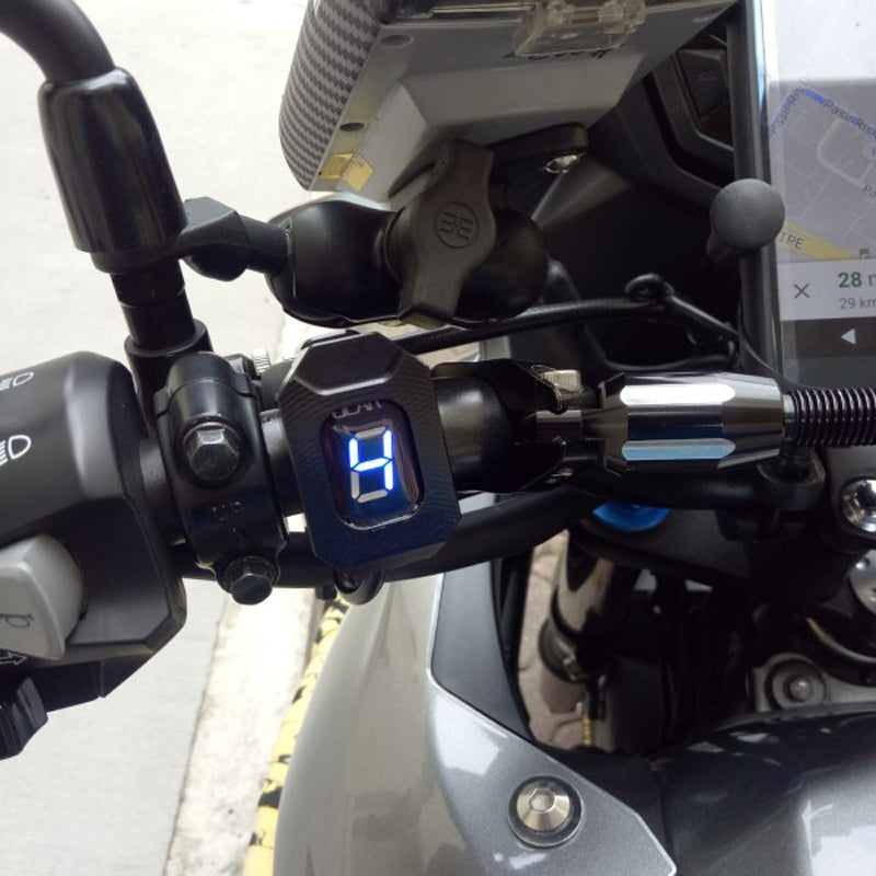 Ganganzeige Halterung Für Honda Hornet CB400 CB500X CB650F für Kawasaki für Suzuki Motorrad Ecu Direktmontage 1-6 Geschwindigkeit