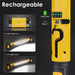 Superhelles magnetisches Arbeitslicht, eingebauter 5200-mAh-Akku, Unterhauben-Arbeitslampenbalken für...
