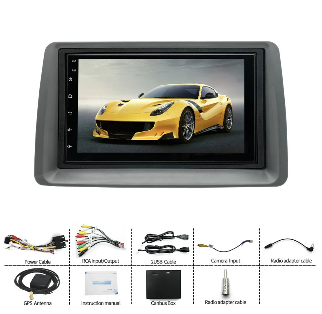Android Autoradio für Fiat Panda 2003-2012 mit Wireless CarPlay & Android Auto