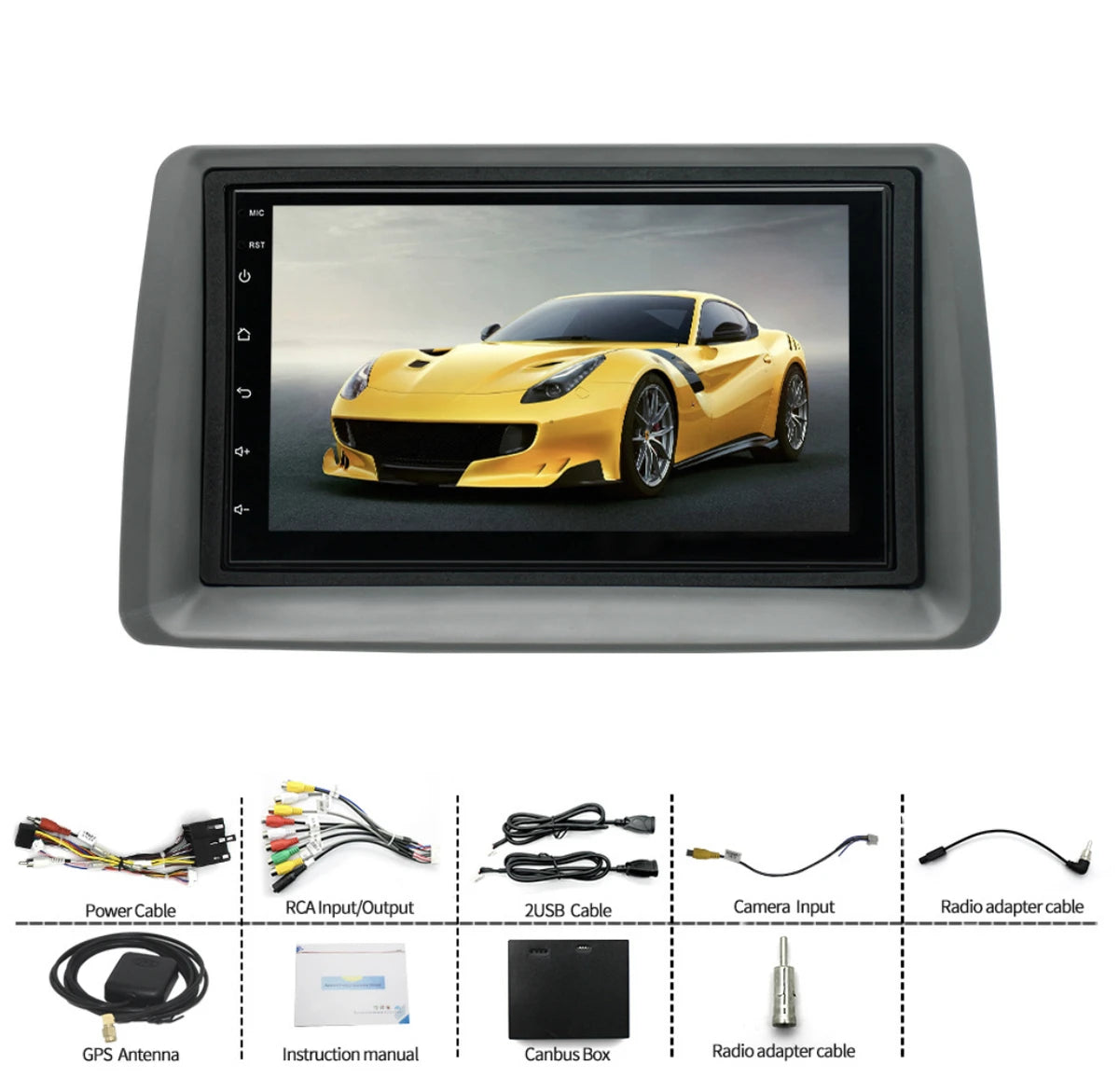 Android Autoradio für Fiat Panda 2003-2012 mit Wireless CarPlay & Android Auto