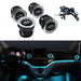 Auto LED Front Dashboard Klimaanlage Vent Outlet Turbo Innen Für Mercedes Benz V Klasse EQV Vito Viano Valente Metris W447