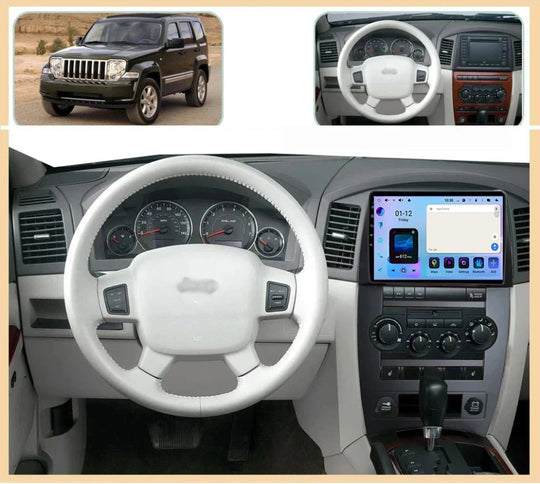 Android Autoradio für Jeep Cherokee 2007-2008 mit Wireless CarPlay und Android Auto