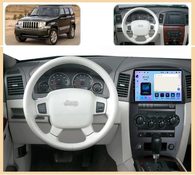 Android Autoradio für Jeep Cherokee 2007-2008 mit Wireless CarPlay und Android Auto