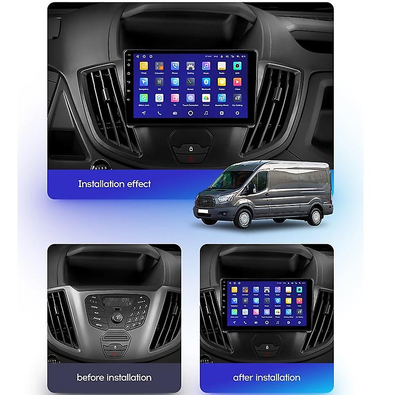 Android Autoradio für Ford Transit 2014-2020 mit Wireless CarPlay & Android Auto