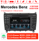 Android Autoradio für Mercedes Benz CLK W209 und CLS W219 2004-2012 mit Wireless CarPlay, Android Auto & DAB+