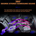 4-Kanal 12V Auto-Leistungsverstärker Klasse A/B Digital Stereo Surround Passiver Subwoofer Audio-Player für Autos Max 7900W