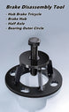 Universal Bremstrommel Puller Hinterachse Entferner Für Auto Dreirad Motorrad Bremstrommel Puller Werkzeug