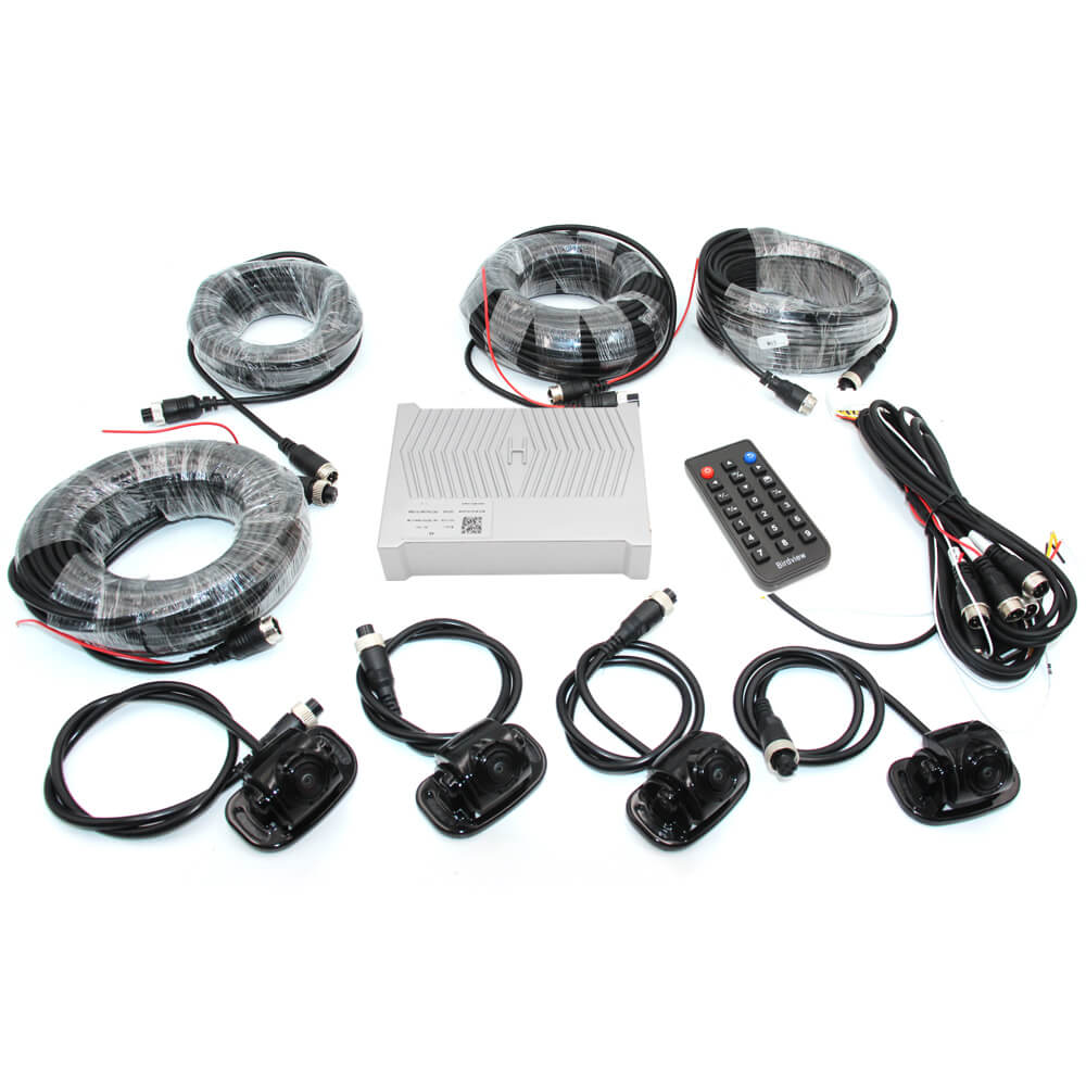 1080P 3D Fischauge 360° Vogelansicht DVR Kamera System für Nutzfahrzeuge