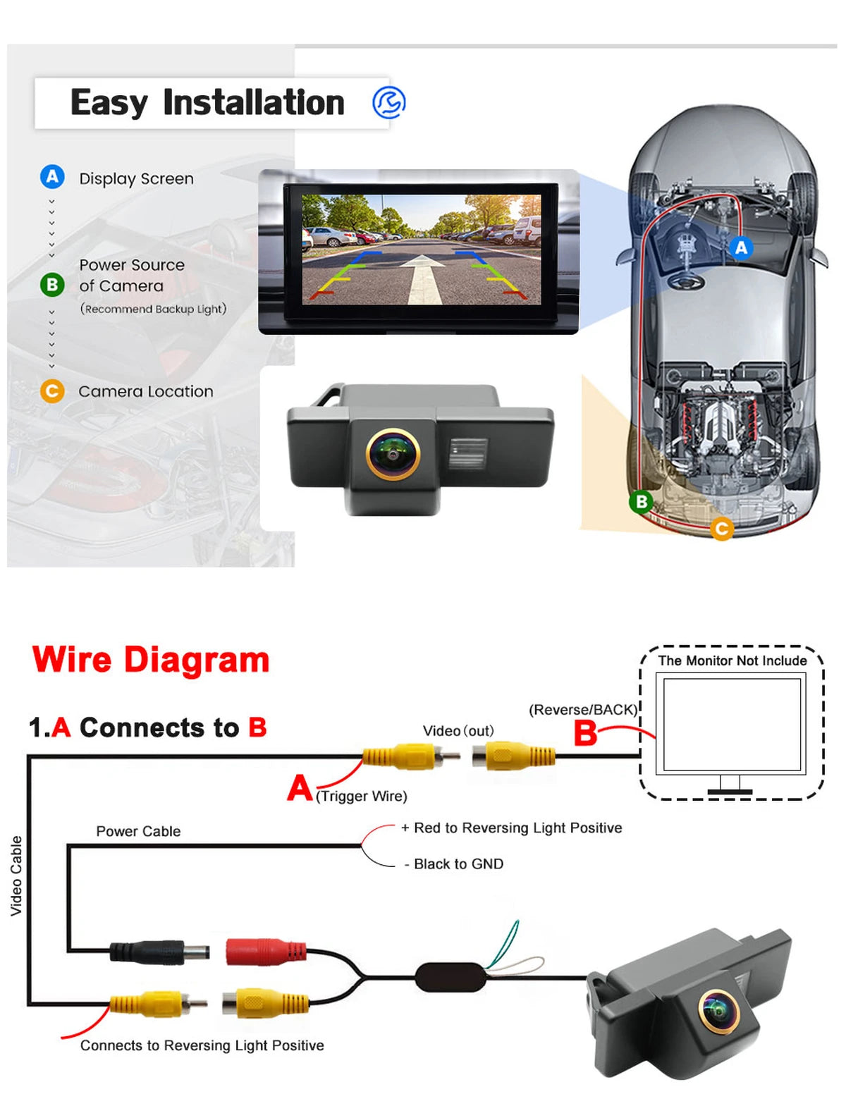 AHD 1080P HD CCD Rueckfahrkamera fuer Nissan Qashqai/Dualis J10 J11 (2006–2019)
