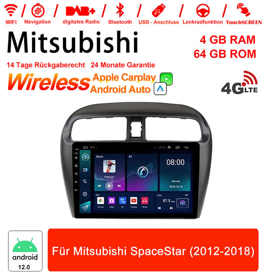 Android Autoradio für Mitsubishi SpaceStar 2012-2018 mit Wireless CarPlay & Android Auto