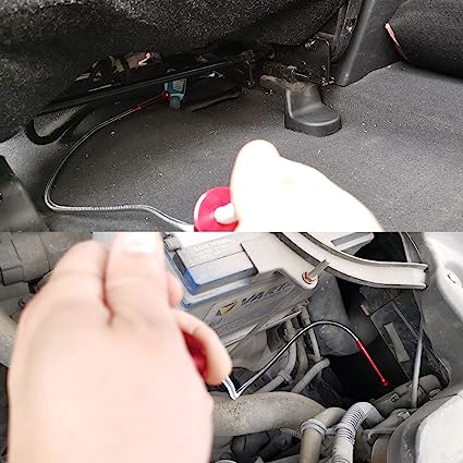 Flexibler Krallengreifer mit Magnetstab /71cm, 2-in-1 Biegsam Magnetheber, 4-Finger Greifer, Scharf Halten