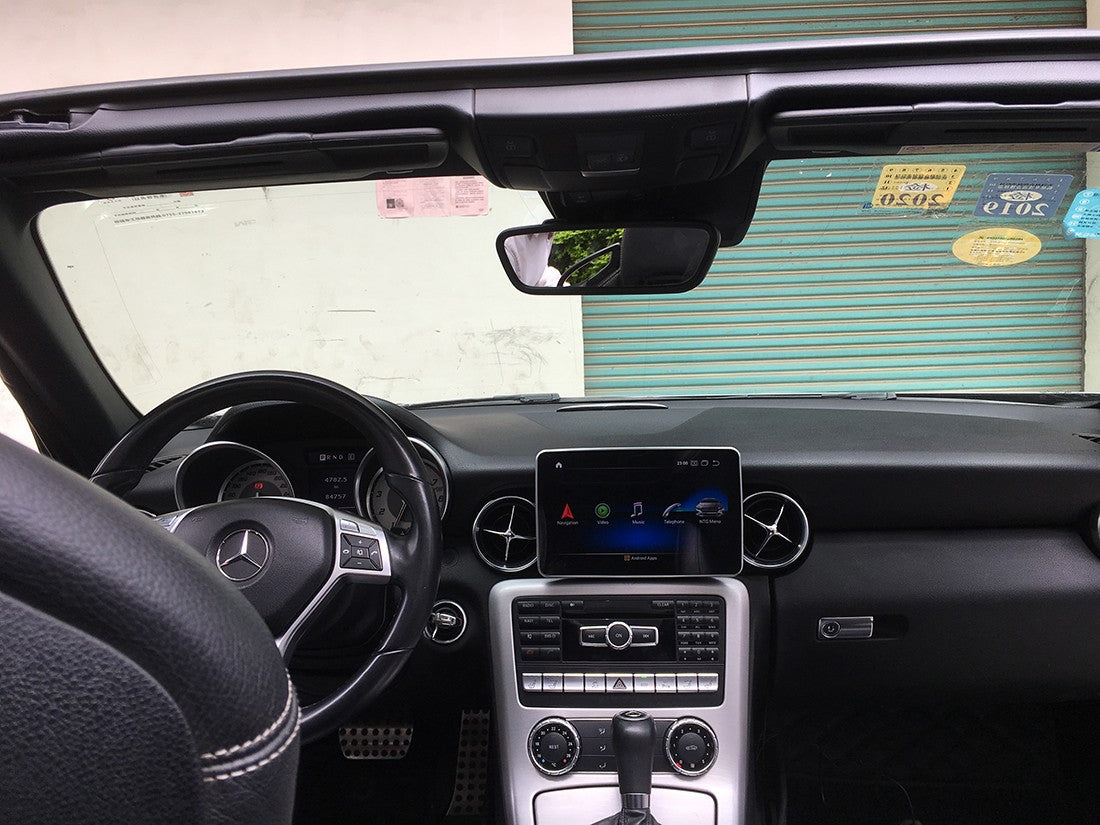 Android Autoradio für Mercedes Benz SL R172 und SLK R172 2011-2015 mit Wireless CarPlay, Android Auto & DAB+