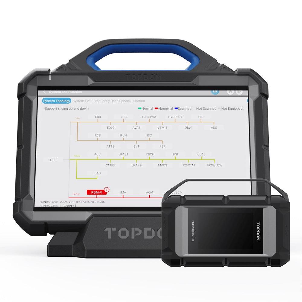 TOPDON Phoenix Max OBD2 Diagnosegerät für Fahrzeugsysteme