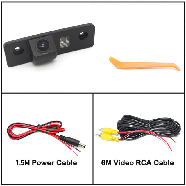 170° HD CCD Nachtsicht Rückfahrkamera für Ford Mustang, Mondeo, Fusion, Fiesta, Flex, Taurus, Lincoln MKZ/MKT/MKX, Mercury Milan/Sable und Škoda Octavia (1996-2014)