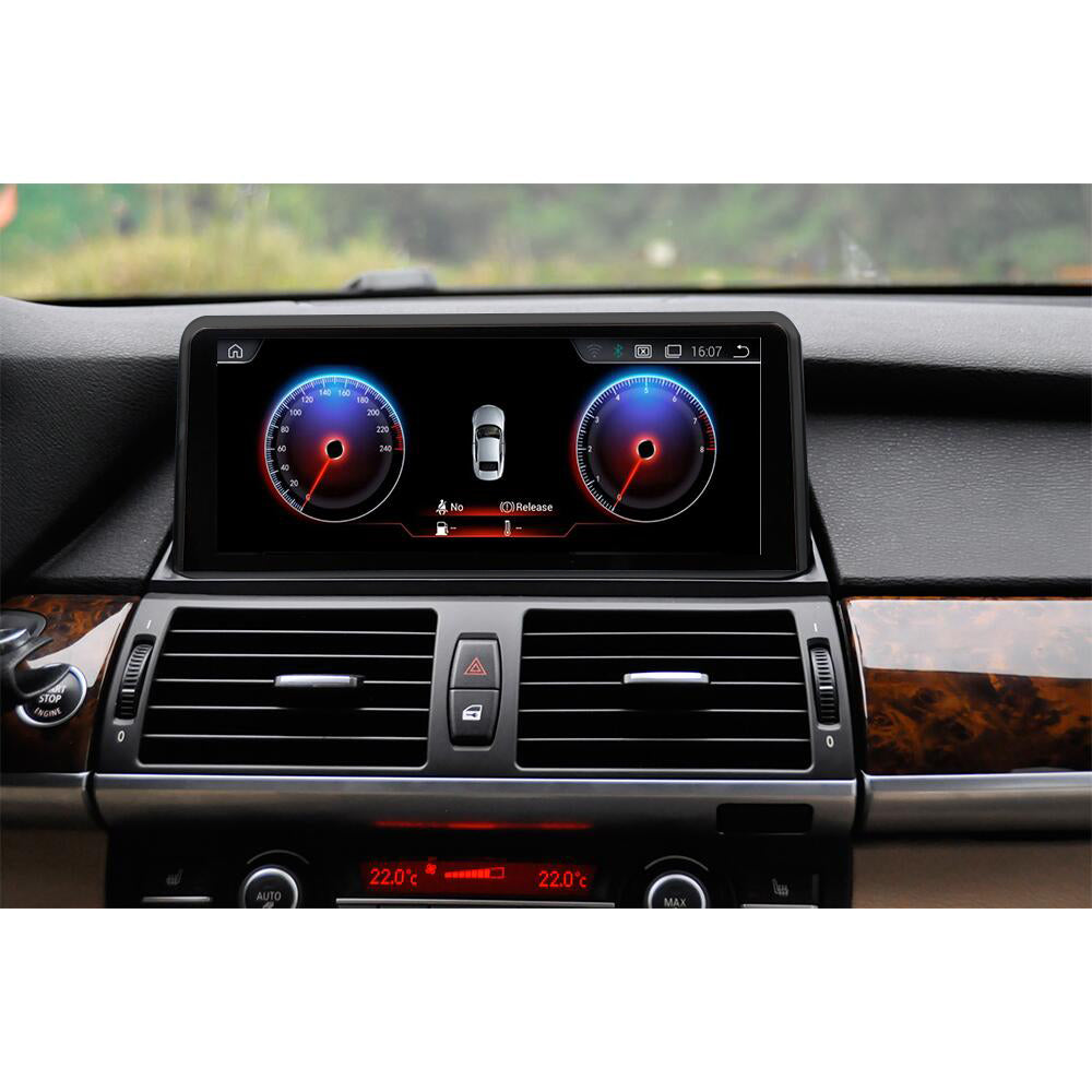 Android Autoradio für BMW X5 E70 und X6 E71 2011-2014 mit Wireless CarPlay, Android Auto & DAB+