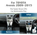 Android Autoradio für Toyota Avensis 2009-2015 mit Wireless CarPlay & Android Auto
