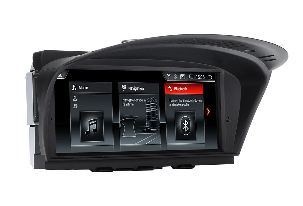 Android Autoradio für BMW 5er E60/E61/E63/E64 und 3er E90/E91/E92 2009-2012 mit Wireless CarPlay, Android Auto & DAB+