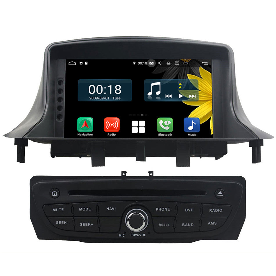 Android Autoradio für Renault Megane III und Fluence 2009–2016 mit Wireless CarPlay & Android Auto