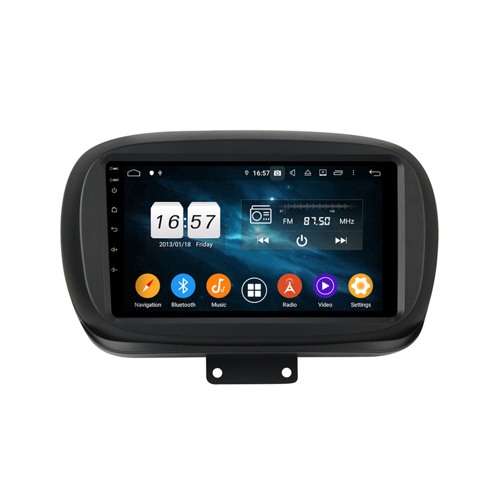 Android Autoradio für Fiat 500X 2014–2019 mit WiFi, NAVI, Bluetooth und USB