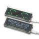 3.12 Zoll OLED-Bildschirm Audio Musik Spektrum WiFi Uhr, Level Display VU Meter mit Fernbedienung APP Steuerung für DC 5V-12V Auto Verstärker