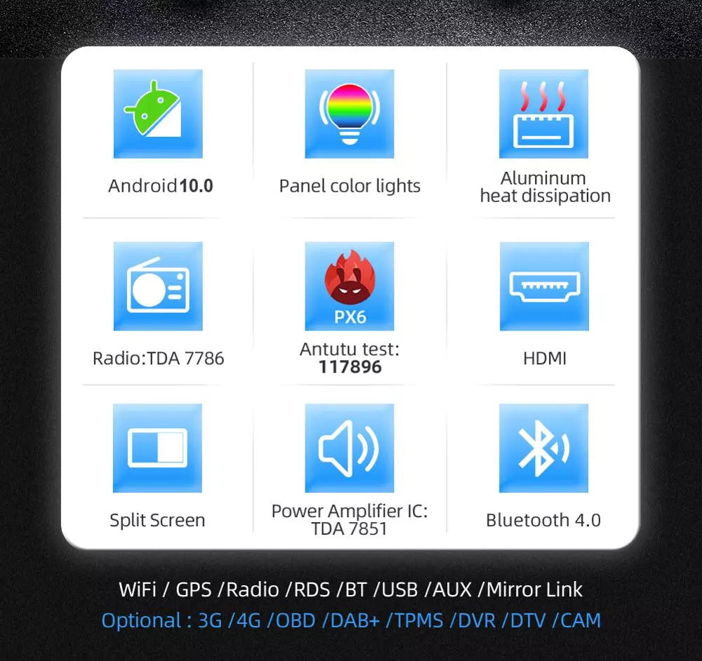 Android Autoradio für Kia Rio 2012 mit Wireless CarPlay & Android Auto