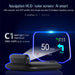 HD C1 OBD2 HUD Auto Head-Up-Display mit GPS, Digitale Geschwindigkeitsanzeige, KMH/MPH, RPM & Übergeschwindigkeitsalarm, Plug & Play