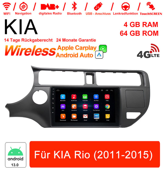 Android Autoradio für Kia Rio 2011-2015 mit Wireless CarPlay & Android Auto
