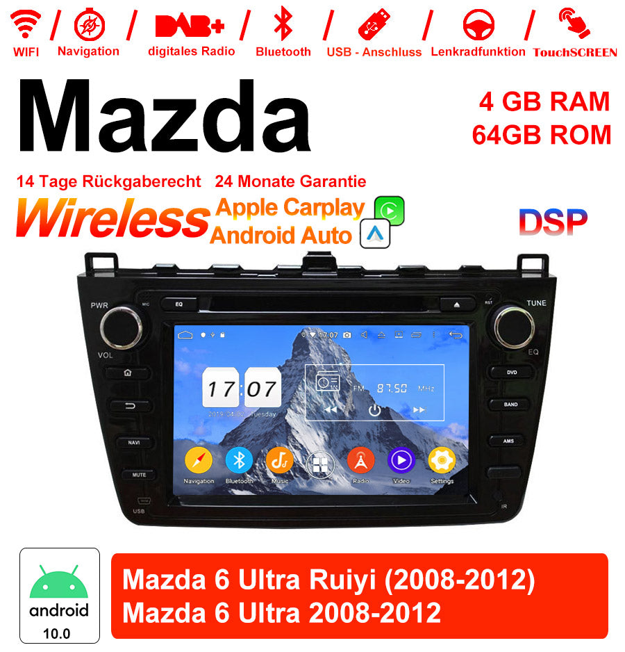 Android Autoradio für Mazda 6 Ruiyi Ultra 2008-2012 mit Wireless CarPlay & Android Auto