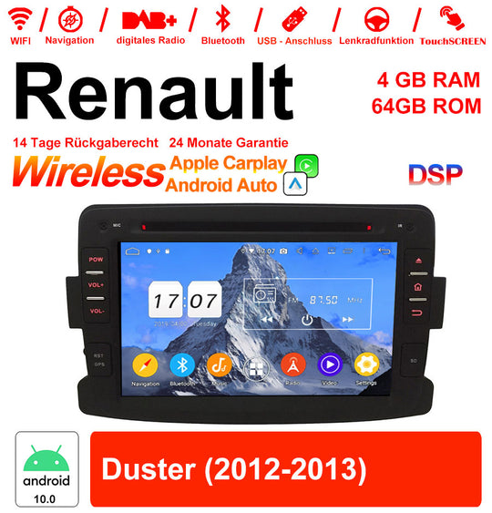 Android Autoradio für Renault Duster 2012–2013 mit Wireless CarPlay & Android Auto