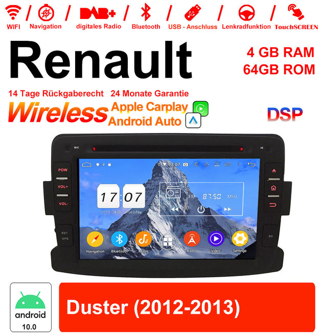 Android Autoradio für Renault Duster 2012–2013 mit Wireless CarPlay & Android Auto