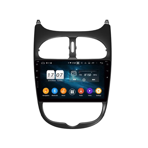Android Autoradio für Peugeot 206 CC 2000-2016 mit Wireless CarPlay & Android Auto