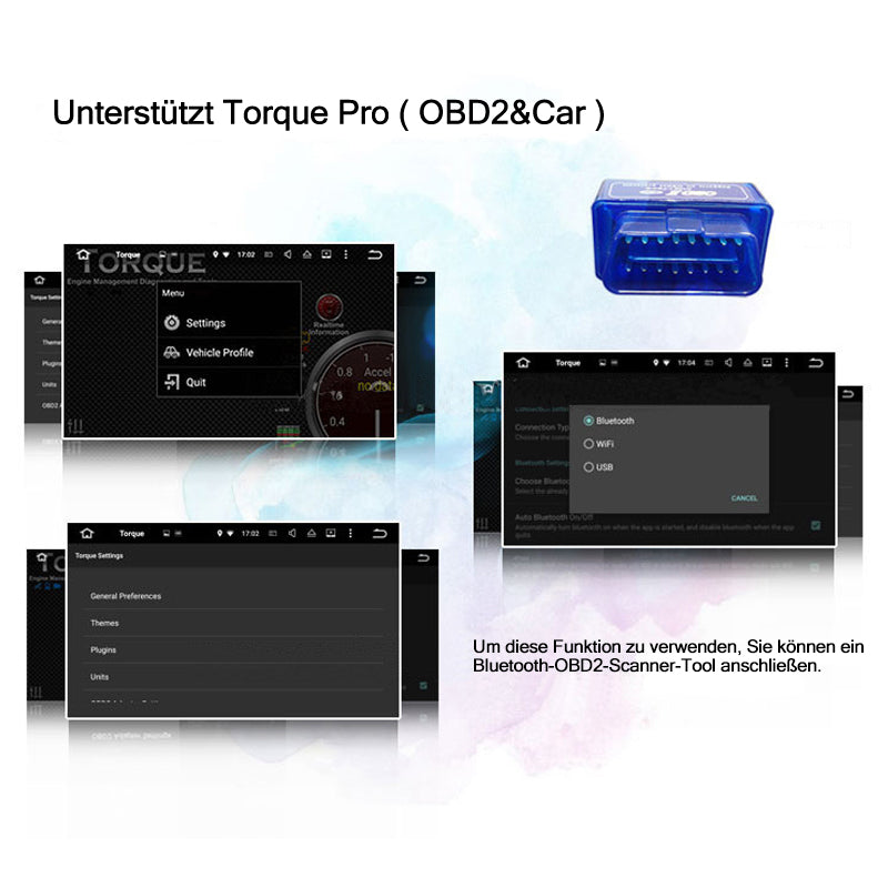 Android Autoradio für Audi A3 / S3 / RS3 (2003-2011) mit Wireless CarPlay & Android Auto