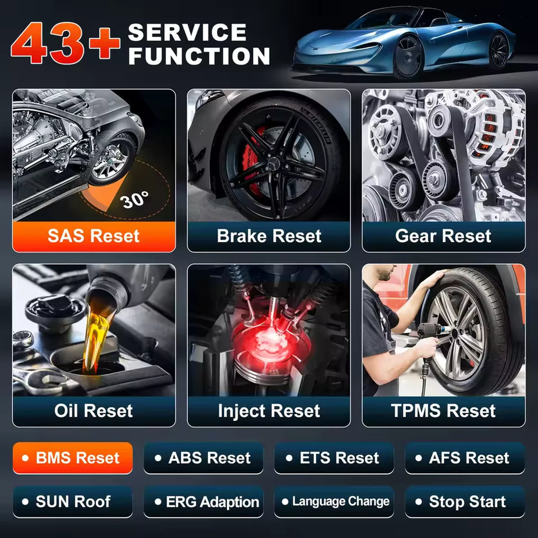 LAUNCH X431 CRP919 EV OBD2 Diagnosegerät für Fahrzeugsysteme