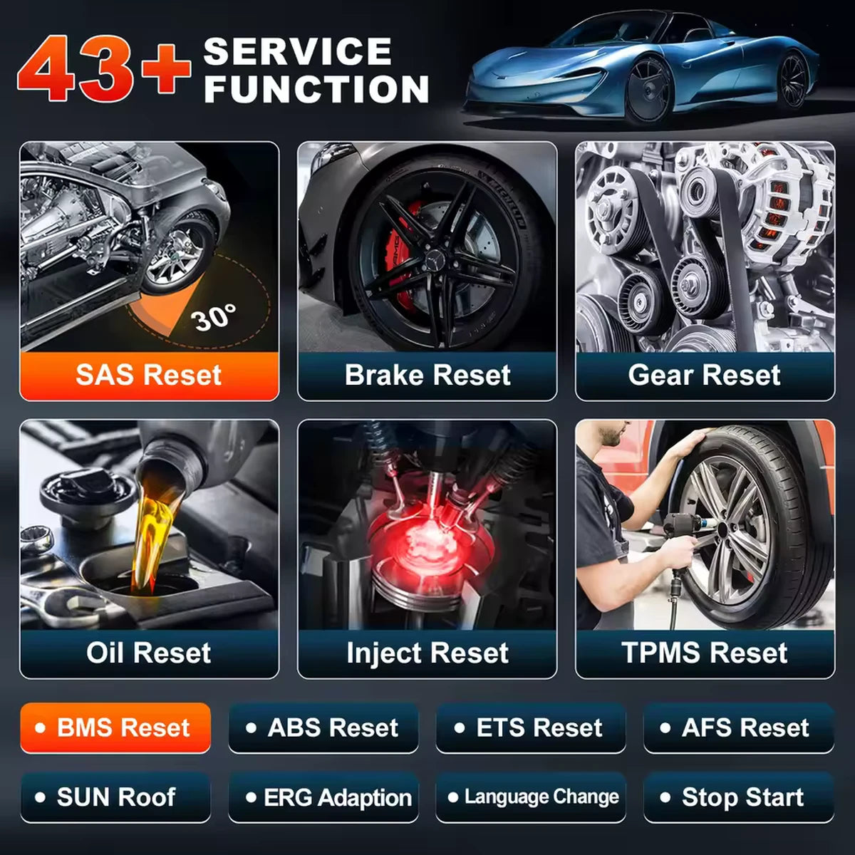 LAUNCH X431 CRP919 EV OBD2 Diagnosegerät für Fahrzeugsysteme