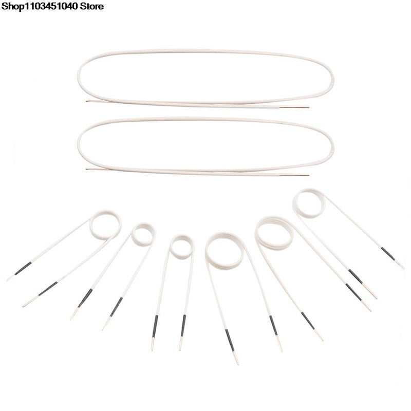 8Pcs Mini Magnetische Heizung DIY Spulen Spule Ductor Magnetische Heizung Kit Flammenlose Wärme Zubehör