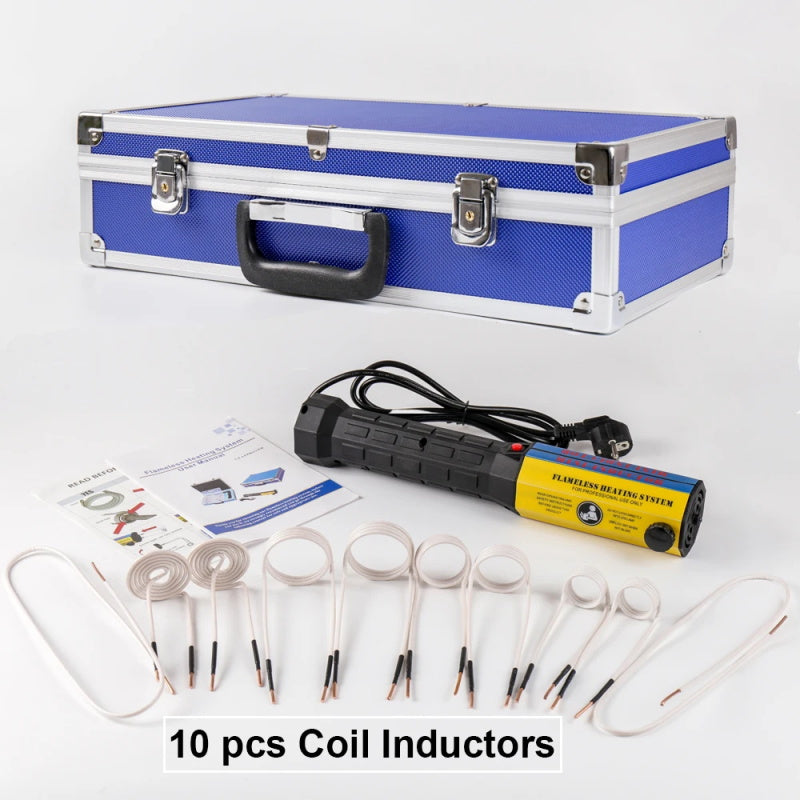 1000W Flammenlose Elektromagnetische Mini Induktion Heizung Mit 10 Stück Spule Kits Für Auto Verwenden Schraube...