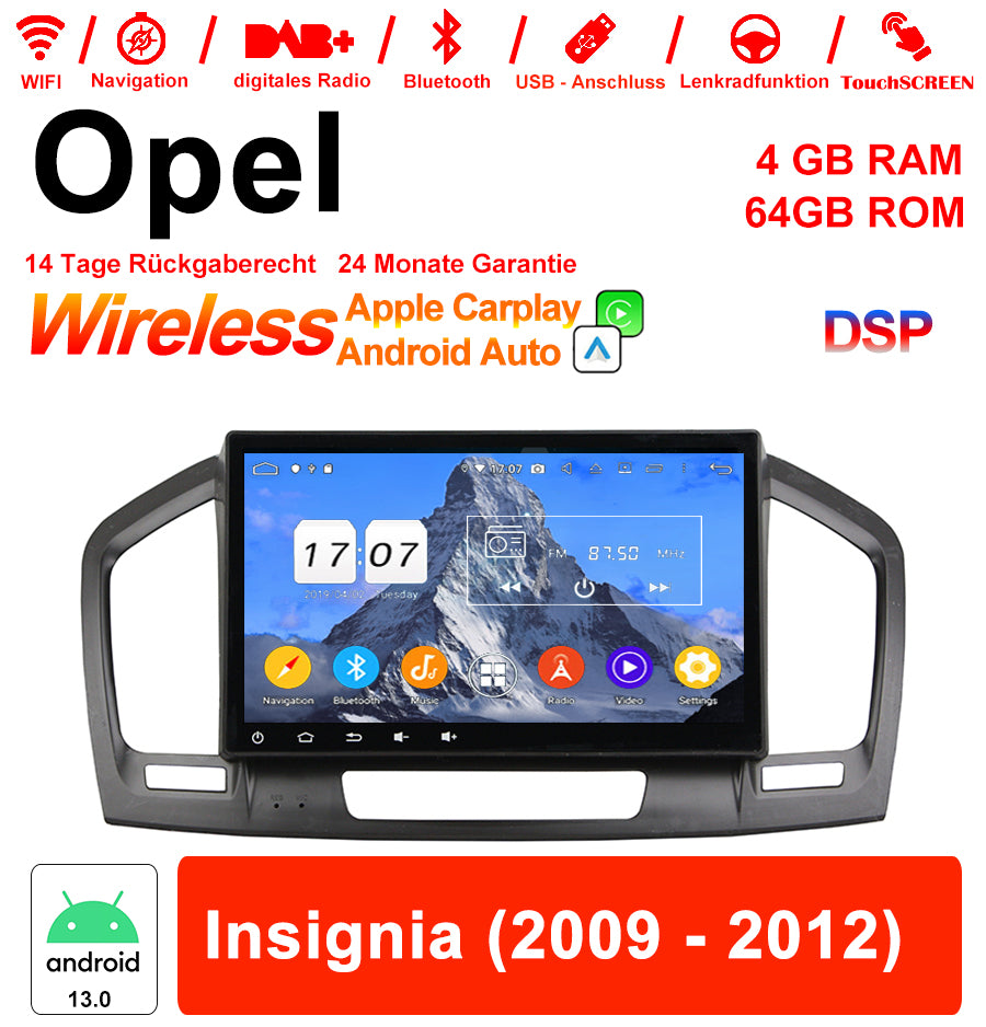Android Autoradio für Opel Insignia 2009–2012 mit CarPlay, WiFi, NAVI, Bluetooth und USB