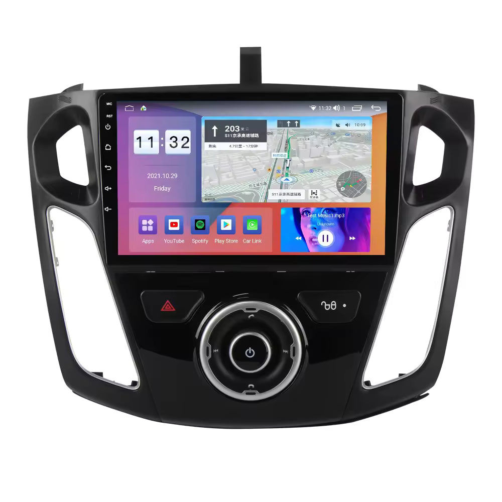Android Autoradio für Ford Focus 2012-2015 mit Wireless CarPlay & Android Auto