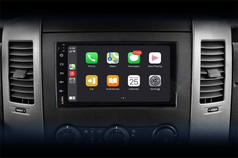Android Autoradio für Mercedes Benz A-Klasse W169, B-Klasse W245 und Vito 2005-2012 mit Wireless CarPlay, Android Auto & DAB+