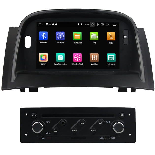 Android Autoradio für Renault Megane II 2004–2009 mit Wireless CarPlay & Android Auto