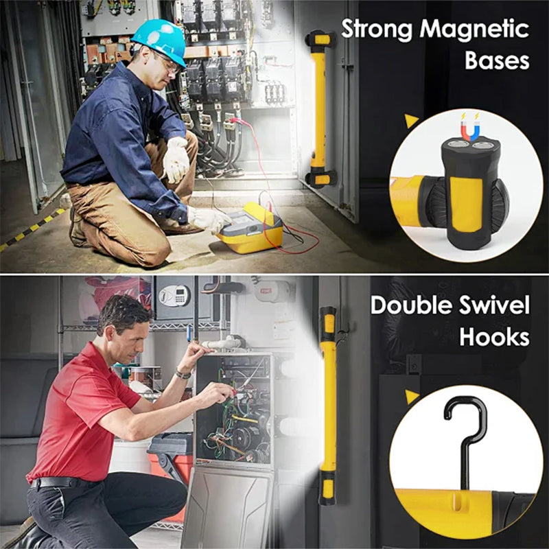 Superhelles magnetisches Arbeitslicht, eingebauter 5200-mAh-Akku, Unterhauben-Arbeitslampenbalken für...