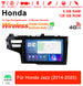 Android Autoradio für Honda Jazz 2014-2020 mit Wireless CarPlay & Android Auto