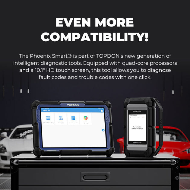 TOPDON Phoenix Smart OBD2 Diagnosegerät für Fahrzeugsysteme