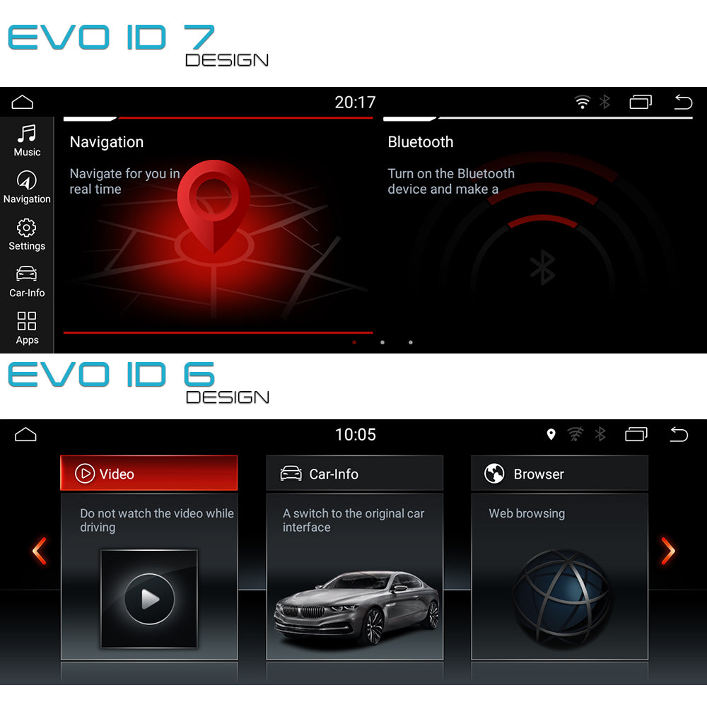 Android Autoradio für BMW 7er F01/F02 2013-2015 mit Wireless CarPlay, Android Auto & DAB+